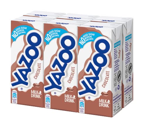 Yazoo Chocolate, Lactose Reduced Milk Drink (6 x 200ml)