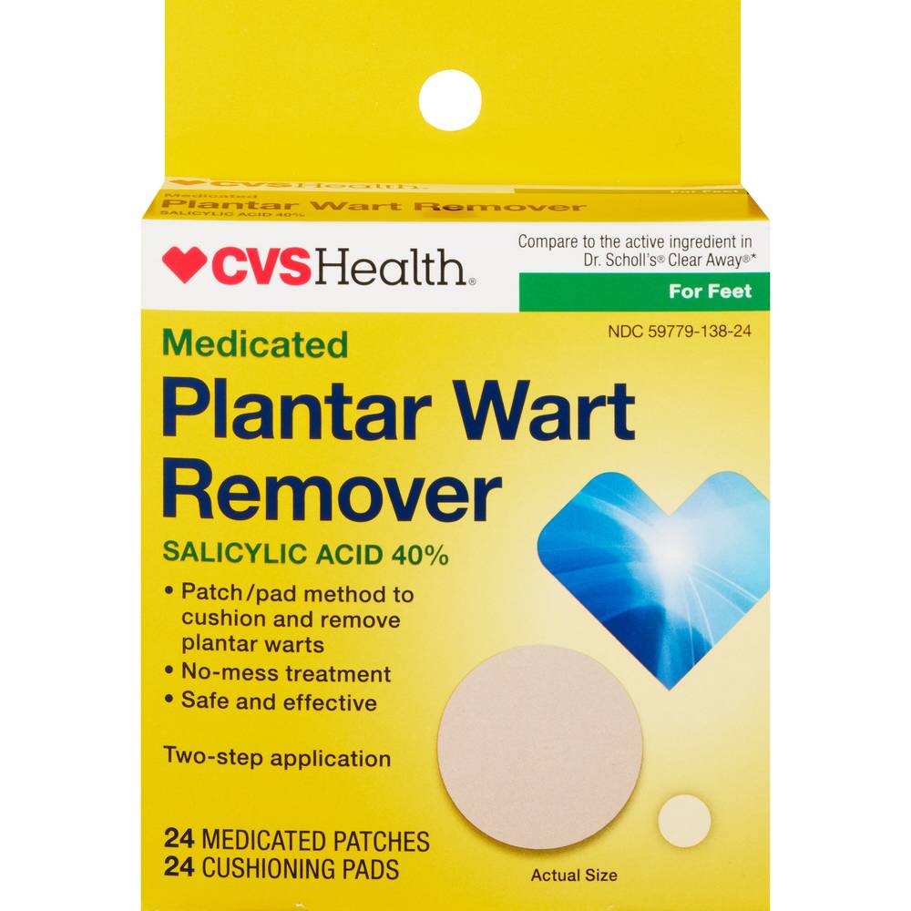 Cvs Health Plantar Wart Remover, 24 Ct