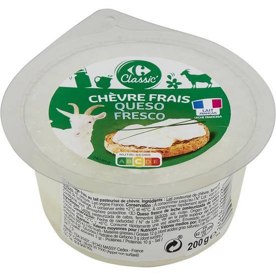 Carrefour Classic' - Fromage de chèvre frais
