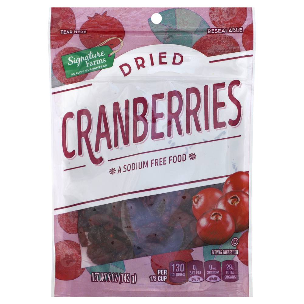 Signature Farms Dried Cranberries (5 oz)