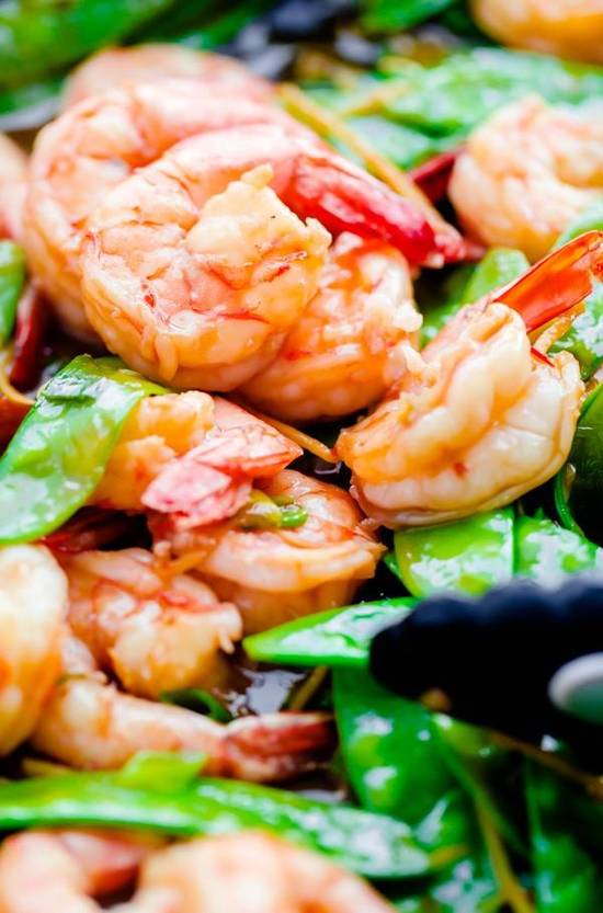 Shrimp with Pea pod