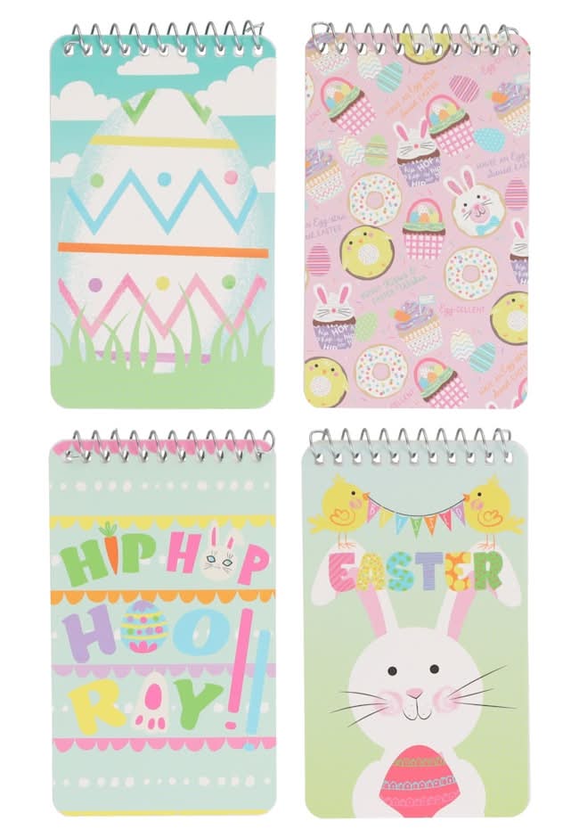 Easter Theme Notepads, Assorted Designs, 8-pc Pack.
