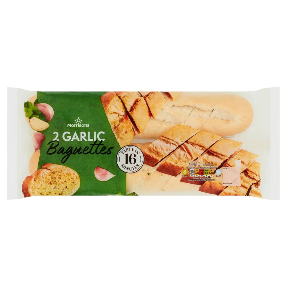 Morrisons Garlic Baguettes (2 pack)