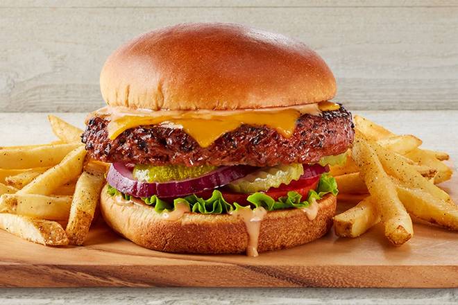 Beyond Meat Cheeseburger