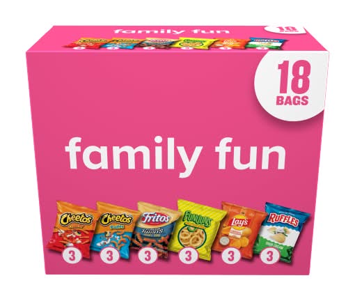 Frito-Lay Family Fun Variety pack, Assorted (16.87 oz, 18 ct)