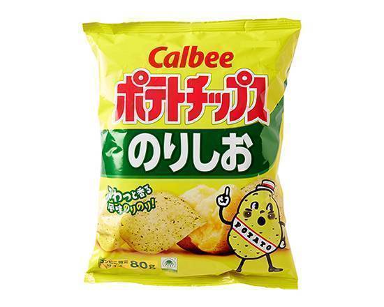 【菓子】◎カルビーポテトチップス≪のりしお≫(80g)