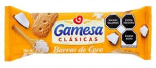 Gamesa · Galletas dulces en forma de barra, coco (140 g)