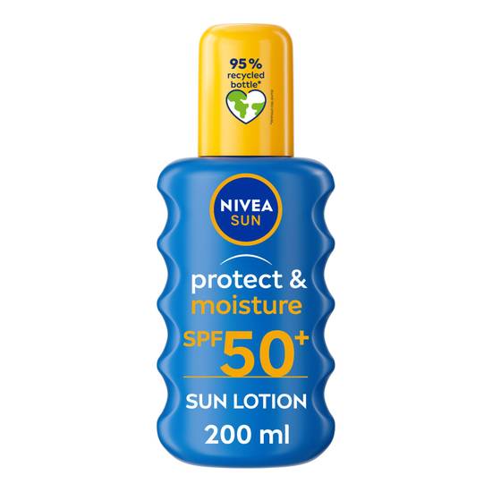 Nivea Sun Suncream Spray SPF50+ Protect & Moisture 200ml