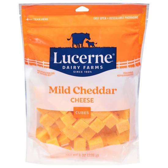 Lucerne Mild Cheedar Cheese Cubes