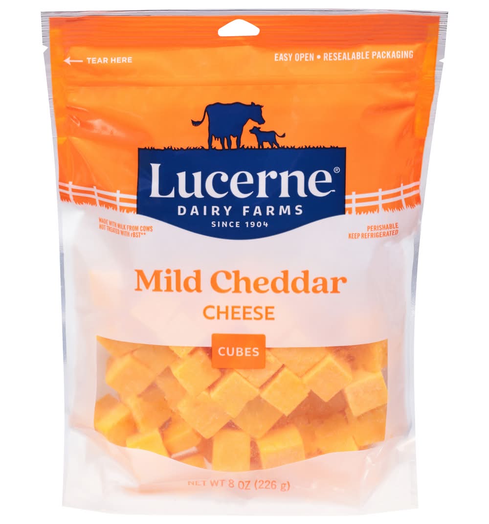 Lucerne Mild Cheedar Cheese Cubes (8 oz)