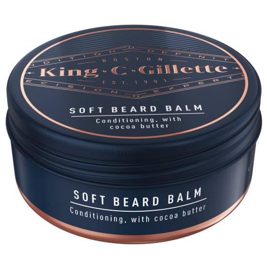 King C. Gillette Men's Beard Softener, Lightweight & Deep Beard Conditioning (100ml)