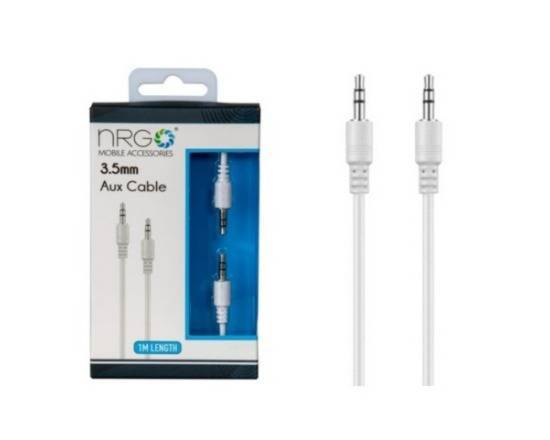 NRG 3.5mm Aux to Aux Cable (1M)