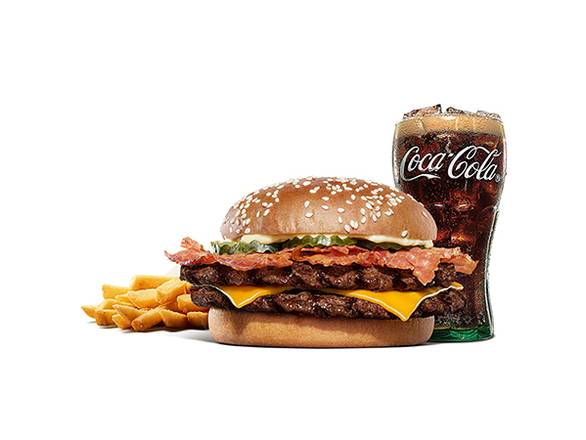 ベーコンダブル ビッグ マウスバーガーSet / Bacon Double Big  Mouth Burger Set