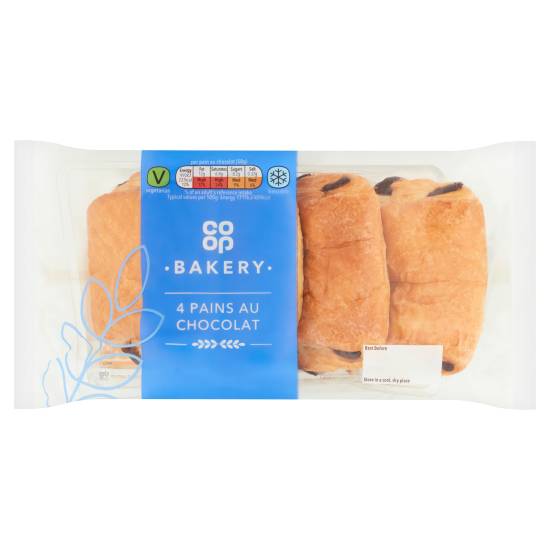 Co-op Bakery Pains Au Chocolate (4 pack)