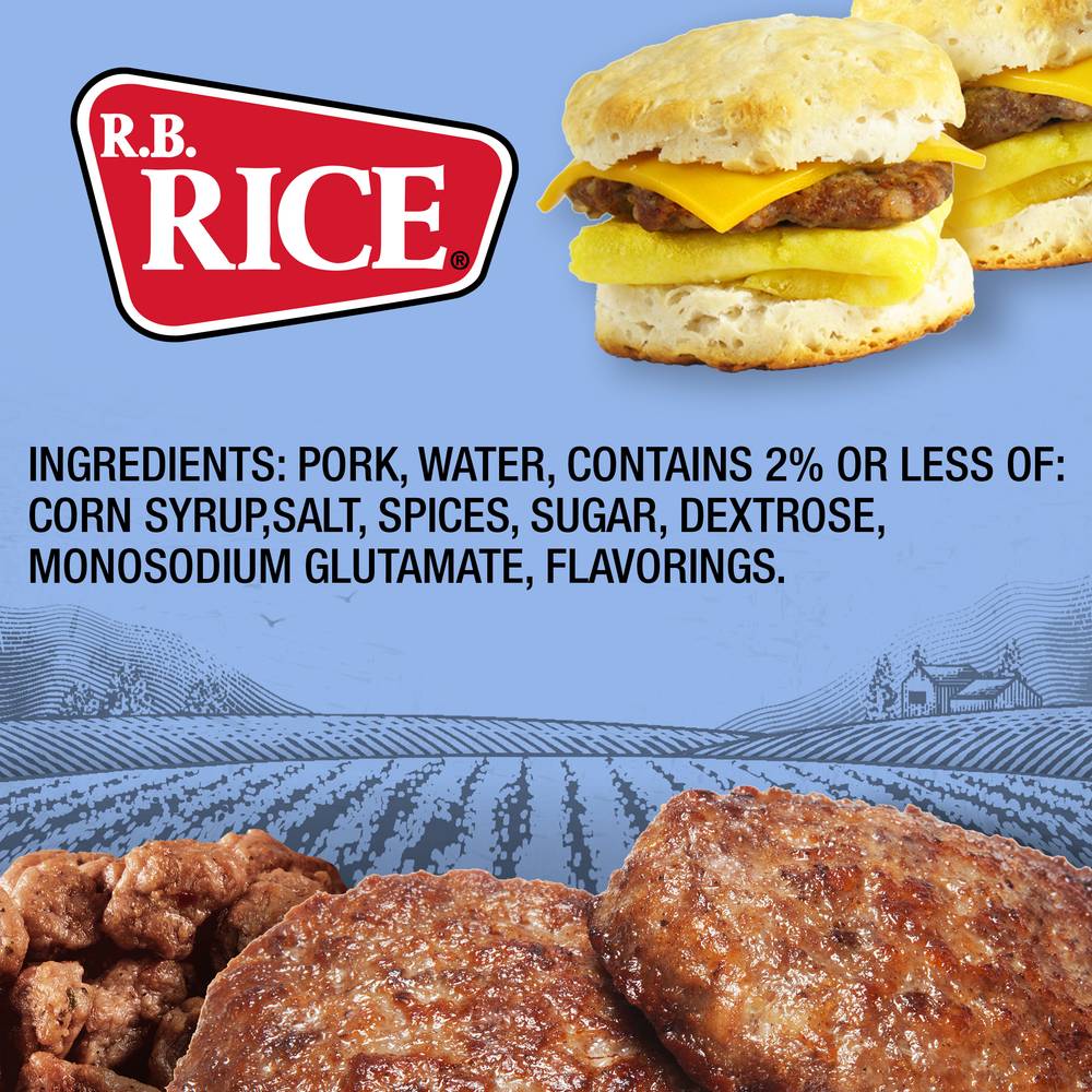 R.B. Rice Mild Pork Sausage Delivery Near Me | Order Online | Uber Eats