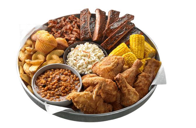 All-American BBQ Feast® w/ Fried Chicken – White Meat Only