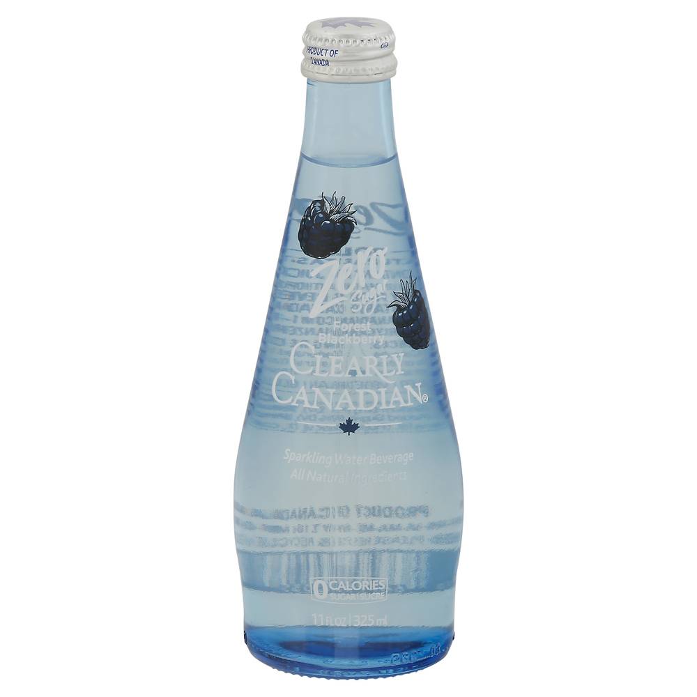 Clearly Canadian Zero Sugar Sparkling Water (11 fl oz) (forest blackberry)