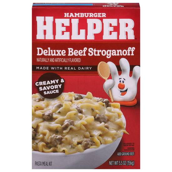 Hamburger Helper Deluxe Beef Pasta & Cheese Sauce Mix (stroganoff)