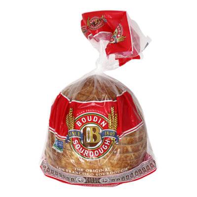 Boudin Sourdough Bread Round Sliced (24 oz)