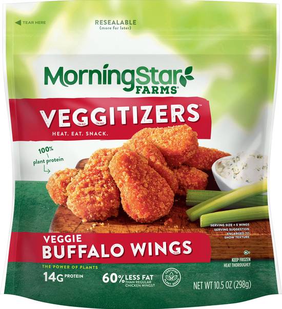 Morningstar Farms Veggitizers Buffalo Wings