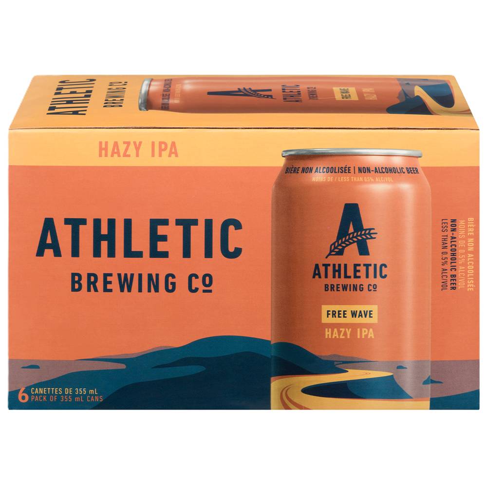 Alaskan Brewing Co. Free Wave Hazy Ipa Non-Alcoholic Beer (6 x 355 ml)