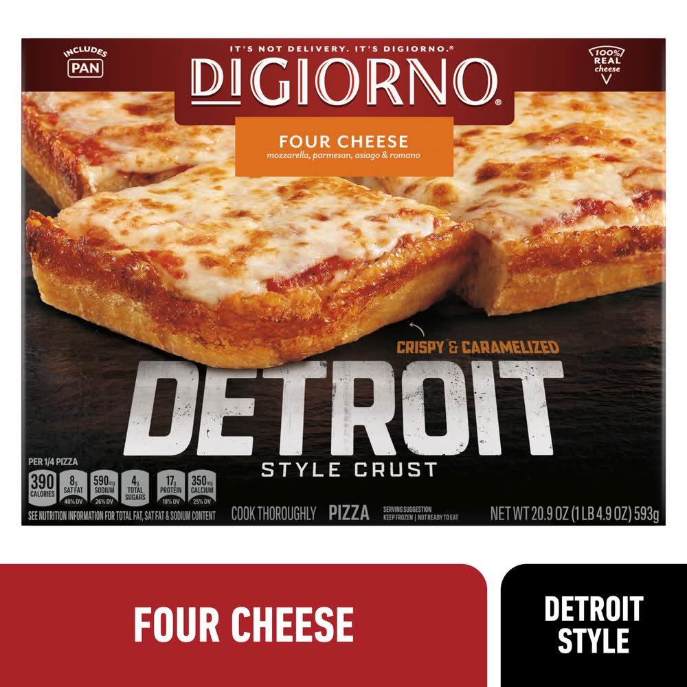 DiGiorno Detroit Style Crust Four Cheese Pizza (20.9 oz)