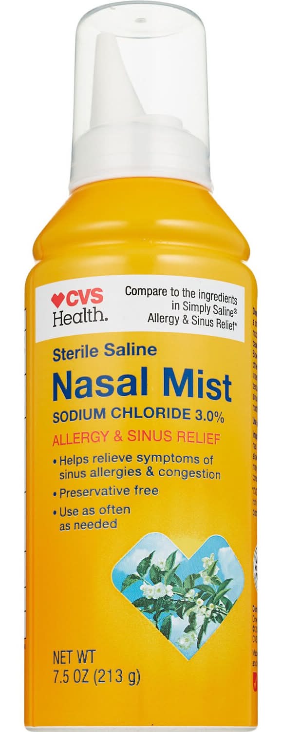 CVS Health Allergy and Sinus Relief Sterile Saline Nasal Mist (7.5 oz)