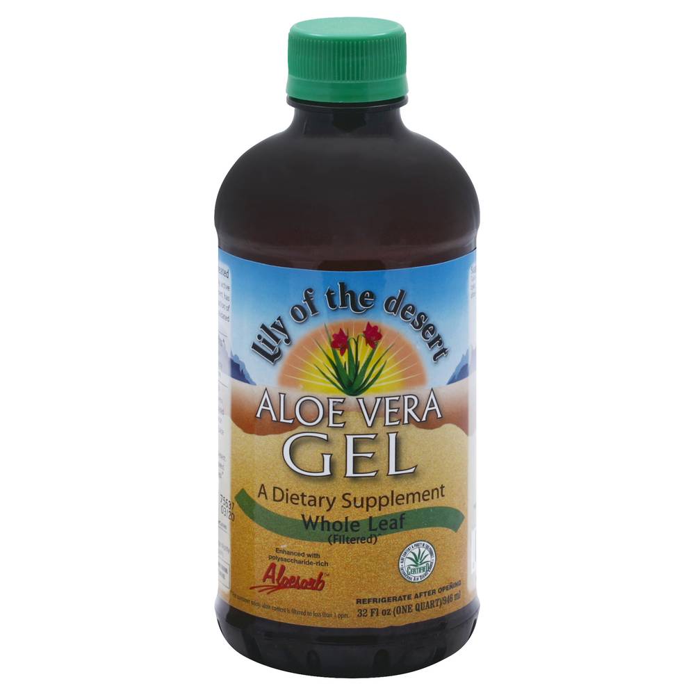 Lily of the desert Whole Leaf Aloe Vera Gel Dietary Supplement (32 fl oz)