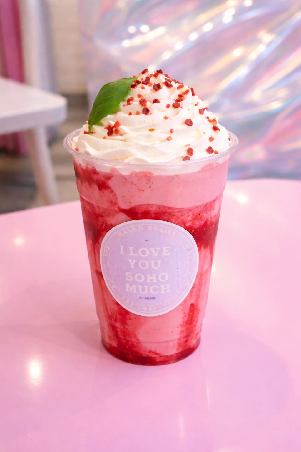 Milkshake Fraise & Basilic