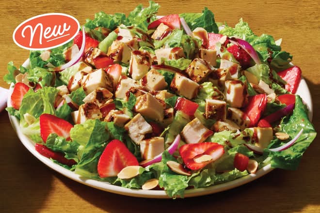 Strawberry Balsamic Chicken Salad