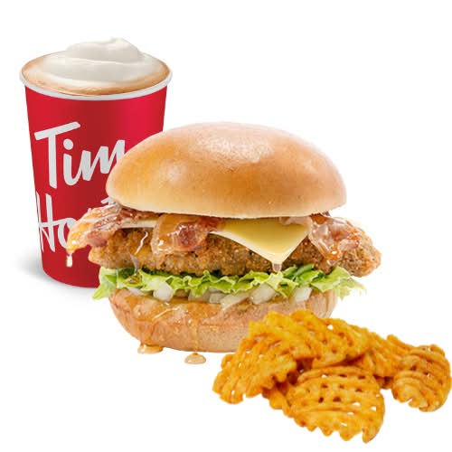 NEW! Hot Honey Crispy Chicken & Bacon Sandwich Meal