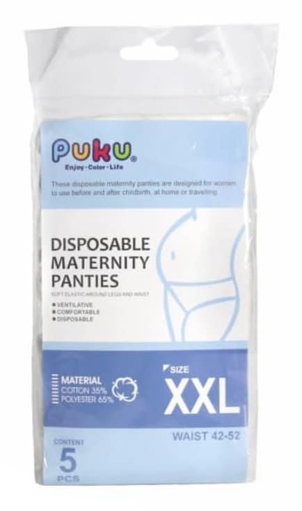 PUKU 孕婦免洗褲 - 女性, XXL (5 入)