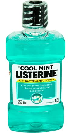 Listerine Cool Mint Mouthwash 250ml Bottle