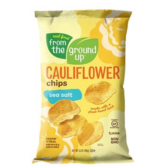 From the Ground Up Cauliflower Chips Sea Salt (100 g)