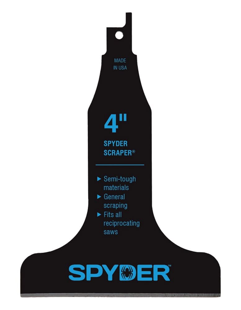 Spyder 4-in Reciprocating Saw Scraper attachment