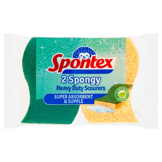 Spontex Heavy Duty Sponge Scourers (2 ct)