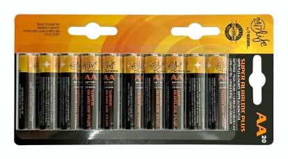 24/7 LIFE Super Alkaline Plus AA Batteries 20ct