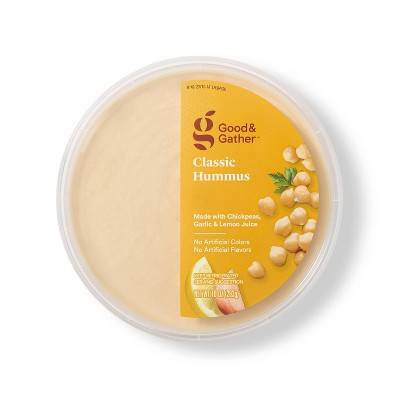 Good & Gather Classic Chickpeas Garlic & Lemon Juice Hummus (10 oz)