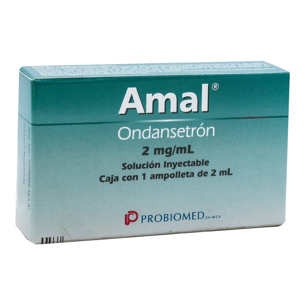 Probiomed · Amal ondansetrón solución inyectable 2 mg/ml (10 g)