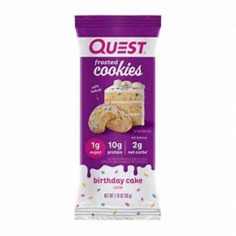 Quest Frosted Cookie Birthday Cake 1.76oz