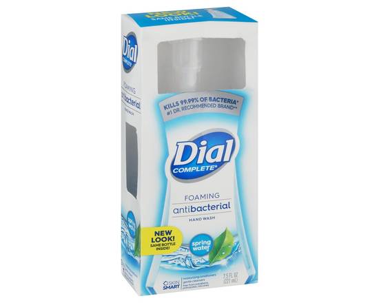 Dial · Spring Water Foaming Antibacterial Hand Soap (7.5 fl oz)