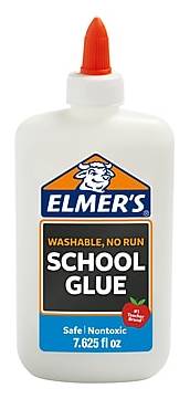 Elmer's Washable Removable School Glue, 7.625 oz., White (E308)