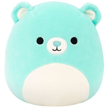 Squishmallows Belinda Bear Plush, 8 in, Teal