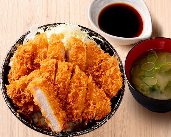 熟成ダブルロース新潟タレかつ丼～わかめ味噌汁セット～