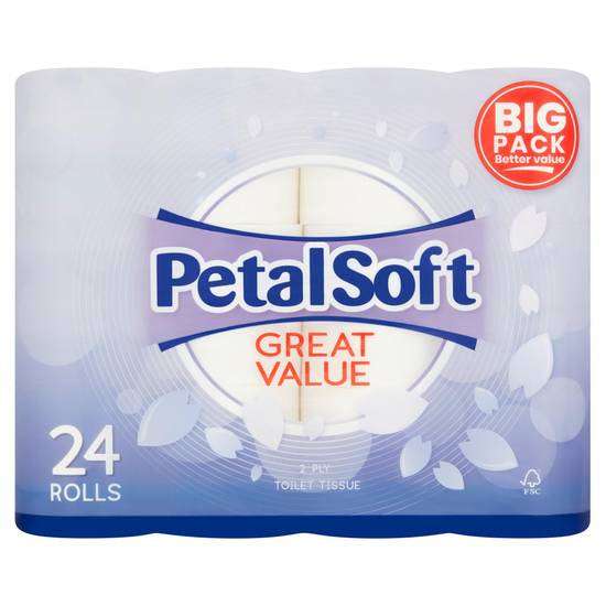 Breeze White Toilet Tissue 24 Pack