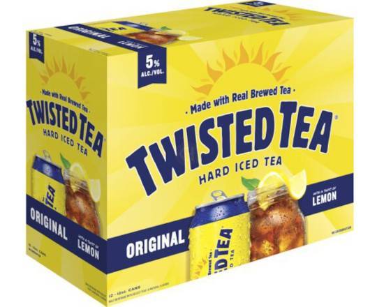 TWISTED TEA, 12PACK-12OZ CAN (5.00% ABV)