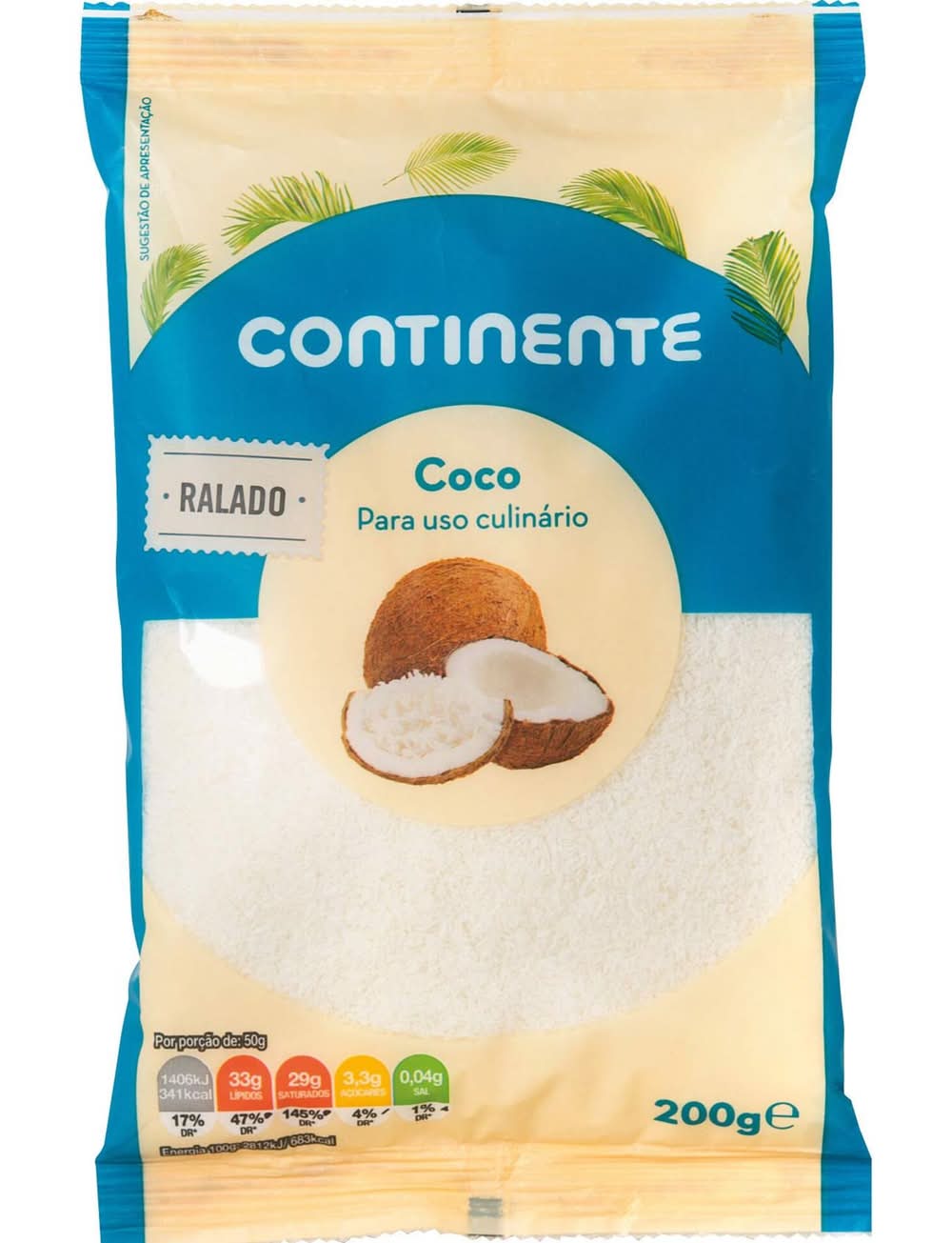 Coco Ralado Continente (emb. 200 gr)