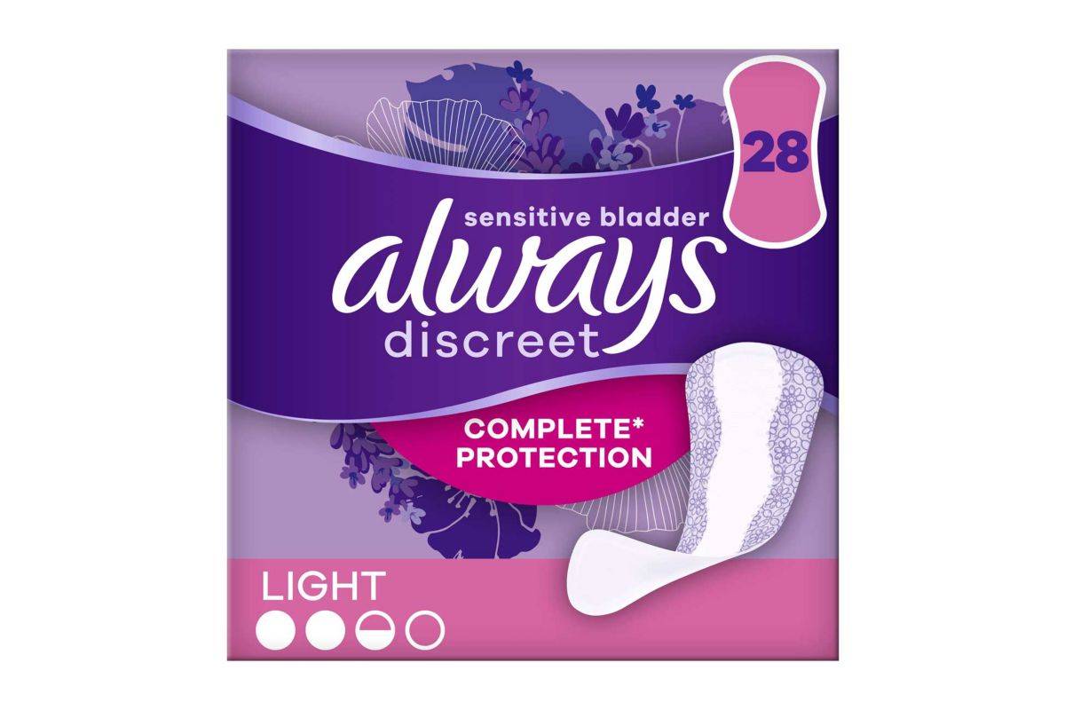 Always Discreet Incontinence Liners Light 28 liners