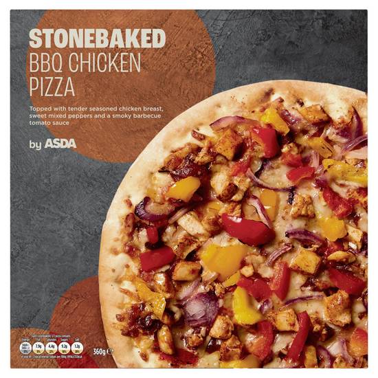 ASDA Stonebaked BBQ Chicken Pizza 360G
