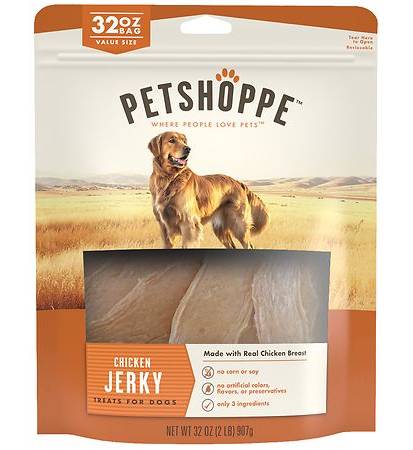 PetShoppe Chicken Jerky Dog Treats (32 oz)